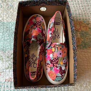 Brand-new, unworn Keds by Rifle Paper Co. Mint condition in original box.